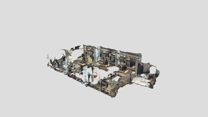 Clothing Store 3D Model