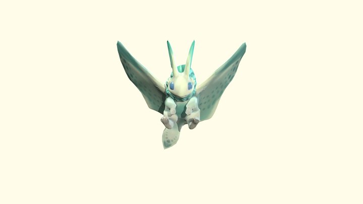 Flying Rabbit 3D Model