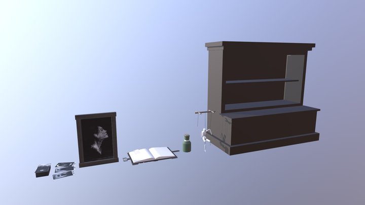 Curiosity Shop Asset Pack 3D Model
