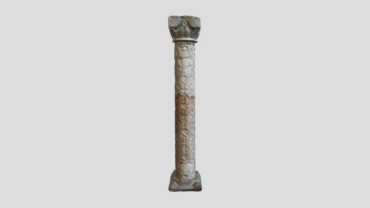 Column for the Easter candle 3D Model