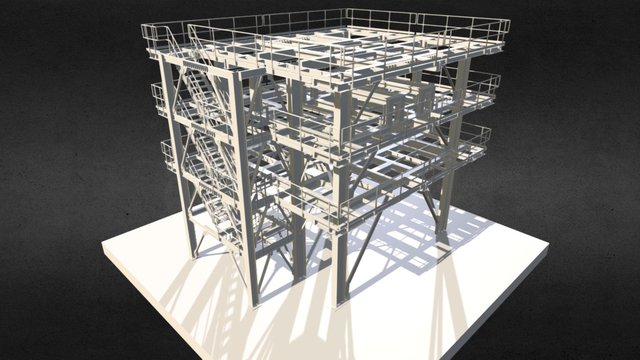 Estructura - Edificio 3D Model