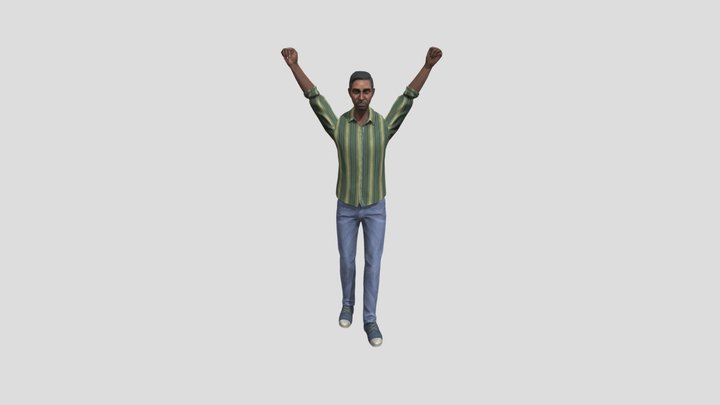 Goat Simulator Payday/Mobile NPC Male 1 3D Model