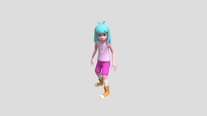 Jumping Up 3D Model