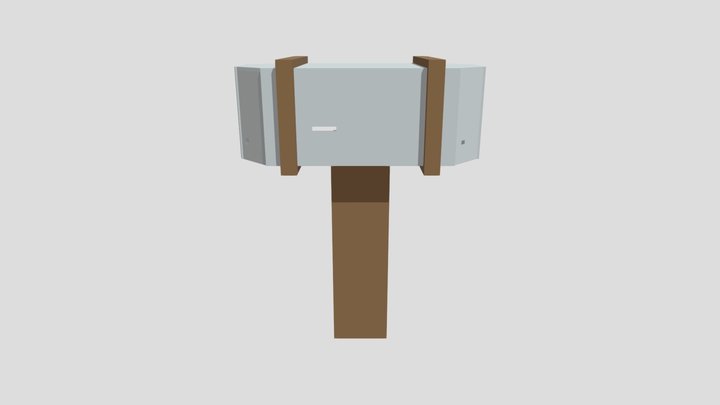 Thor's Hammer 3D Model