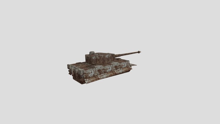tiger 1 blender texuras bajadas 3D Model