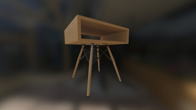 Eames MiniTable 3D Model