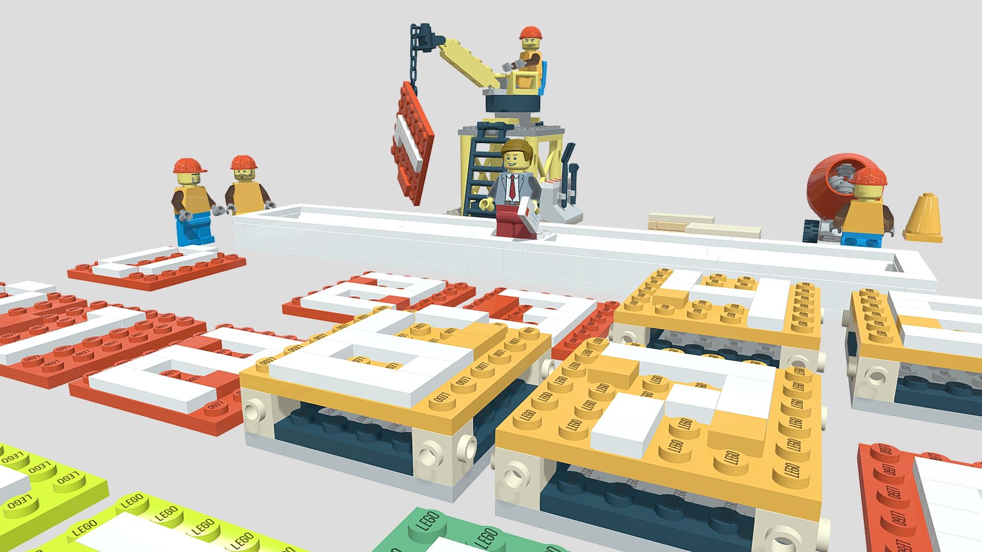 MOD Office Supplies 40172 Iconic Brick Calendar - Download Free 3D ...