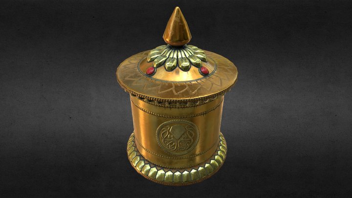 Cthulhu temple ornament 3D Model