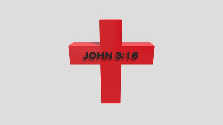 John3:16 3D Model
