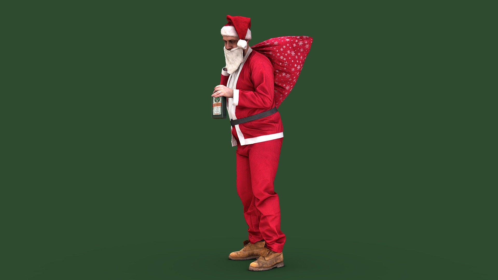 Bad Santa - 3D Model By Kanistra [73677a8] - Sketchfab