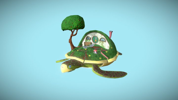 The Nomadic Gnome Home 3D Model