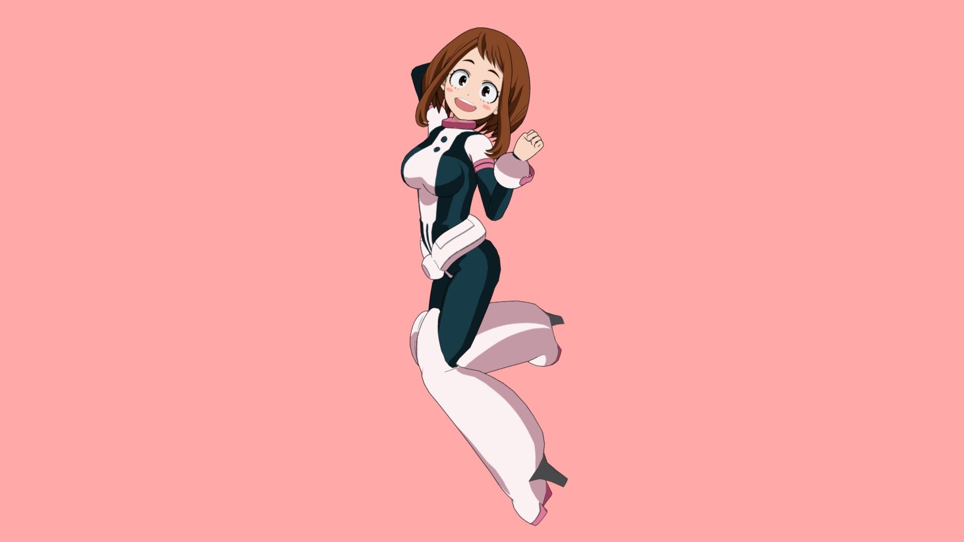 Uraraka Otyako - 3D model by Phantasmnaruga (@Phantasmnaruga) [736945f]