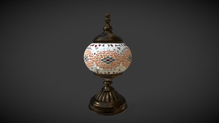 Oriental Lamp 3D Model