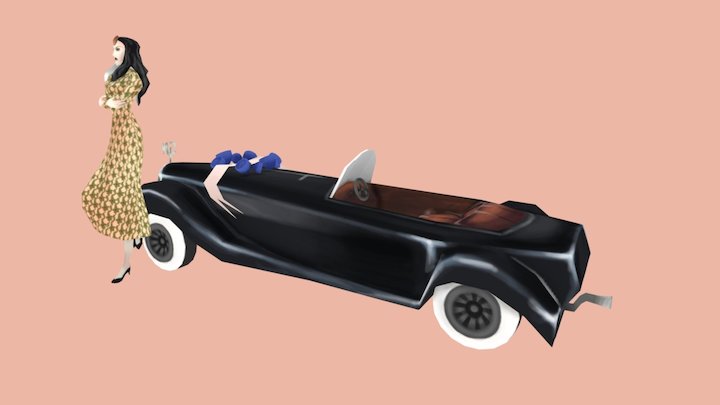 Sharon Needles feat. the SharonMobile 3D Model