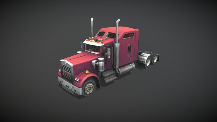 Kenworth W900L 3D Model