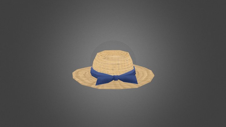Straw Hat 3D Model