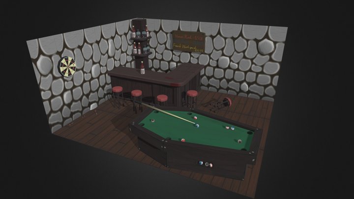 Zombie Bar V6 3D Model