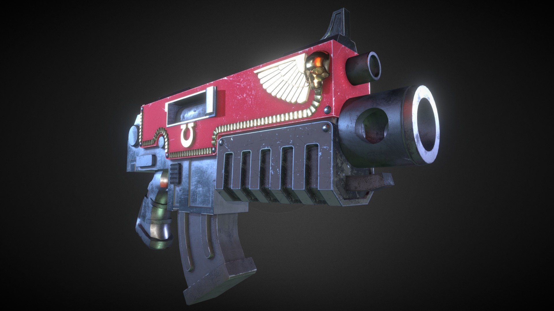 Bolt-Gun BOLTER V2 - Download Free 3D model by Kazz.Khan [736b699 ...