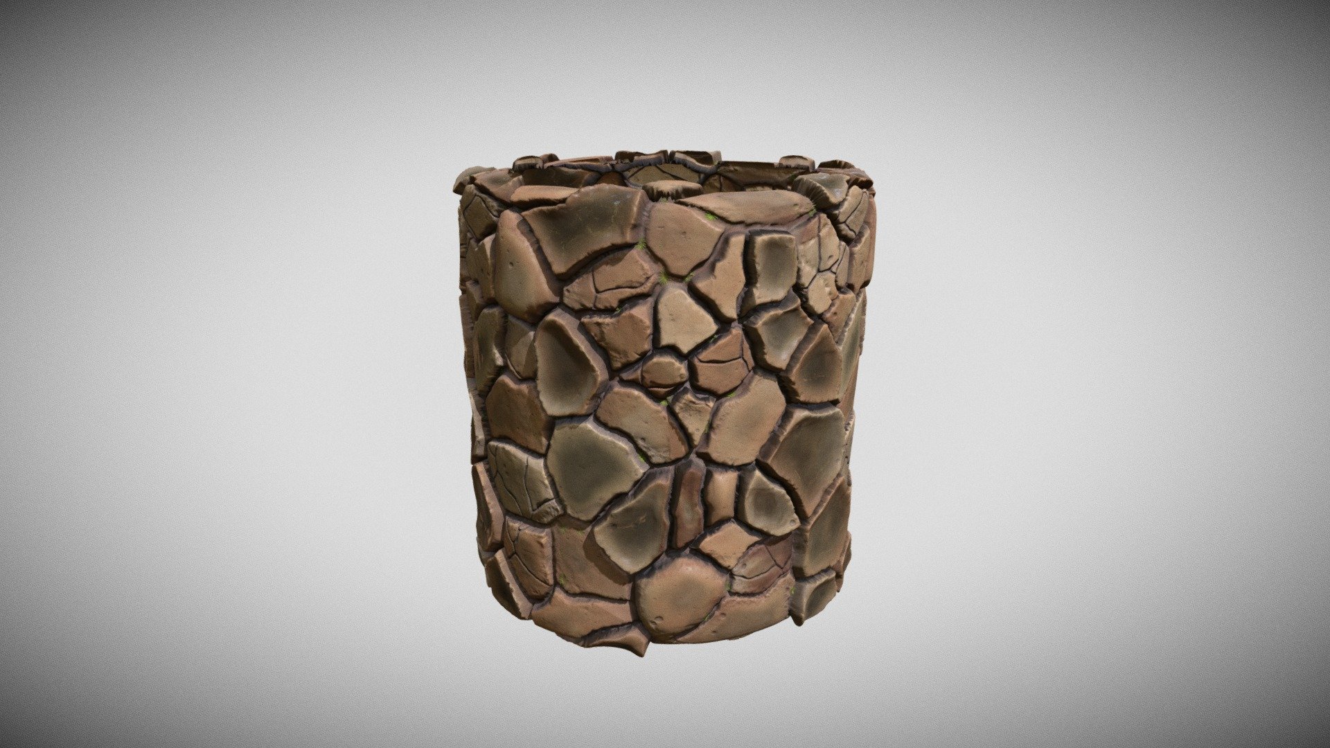 Stylized Hexagon irregular ground - Material