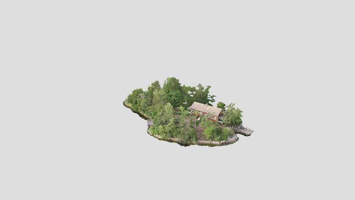 Jungfruholmen 3D Model