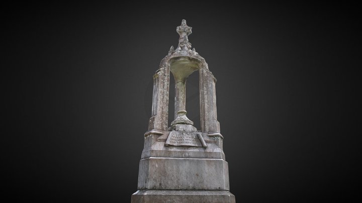 Bonaventure Cemetery Tombstone Scan #3 3D Model