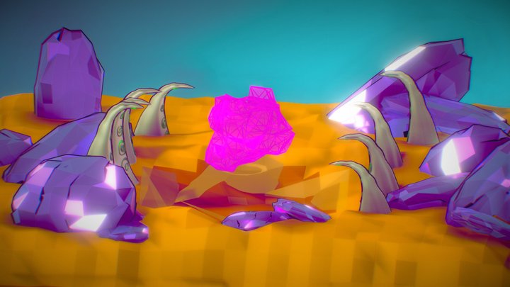 The Crystal Artifact 3D Model