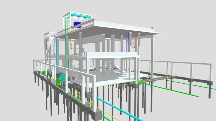 Sobrado Residencial Casal Buono 3D Model
