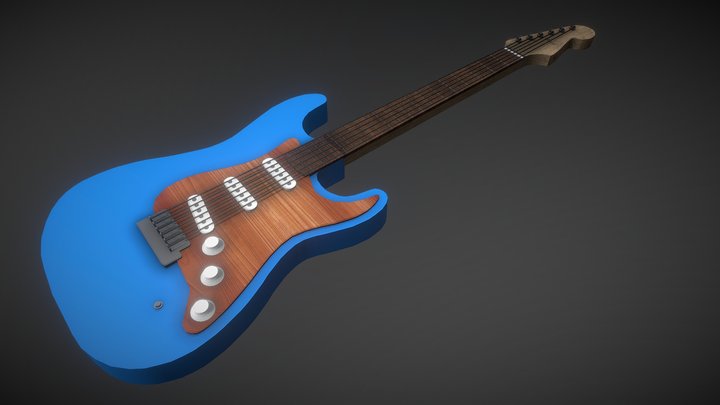 Guitar 3D Model