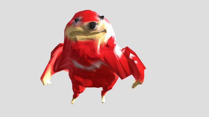 Uganda knuckles 3D Model