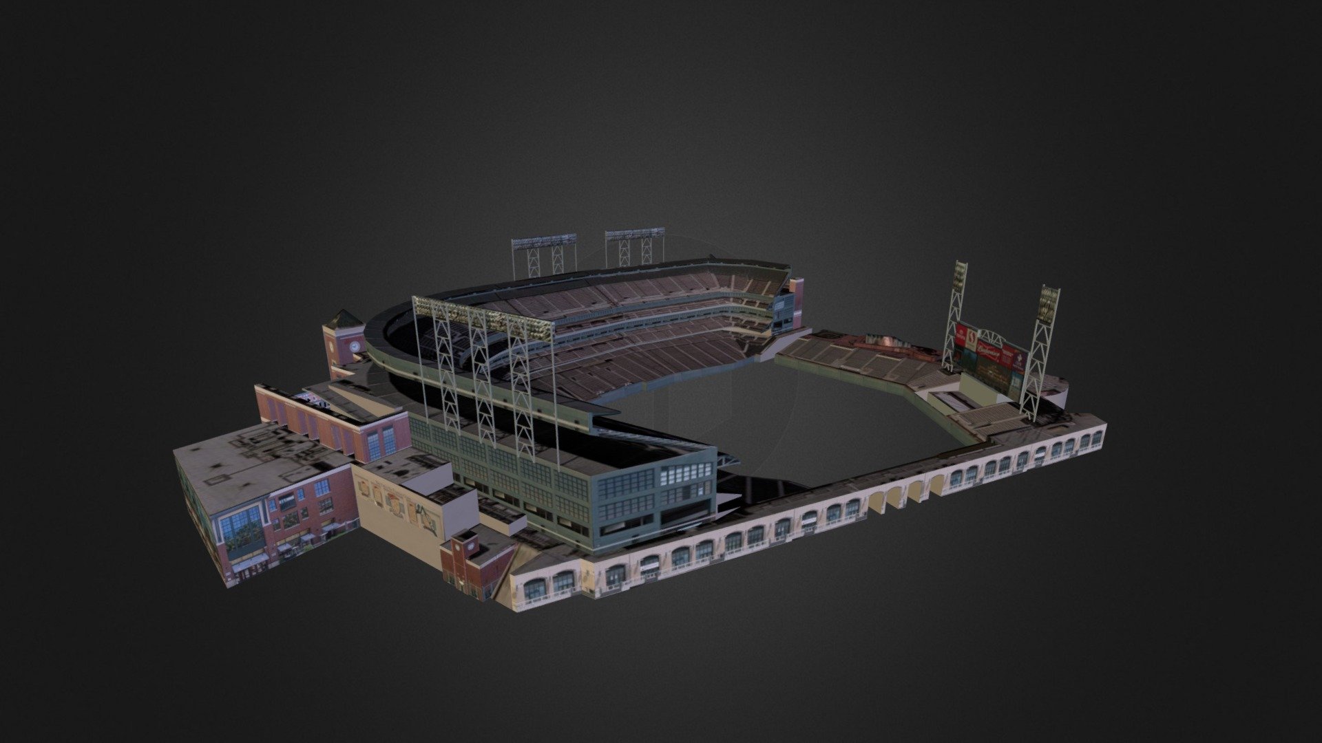 AT&T Stadium 3D model - Architecture on 3DModels