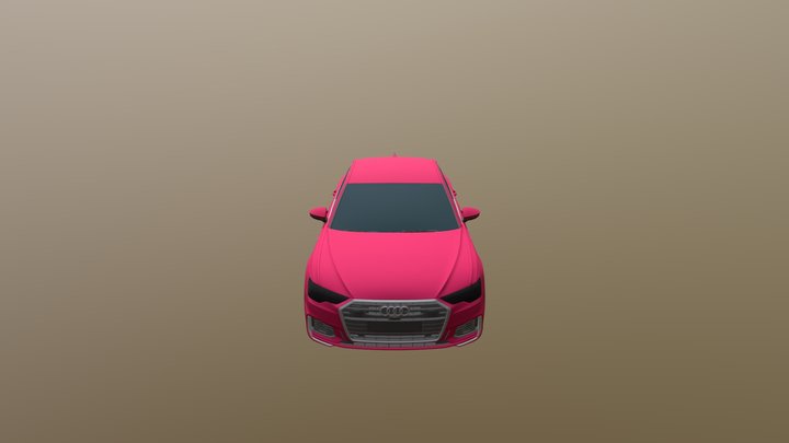 2019 Audi A6 MEDIUM 3D Model