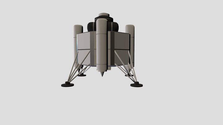 Titan Lander 3D Model