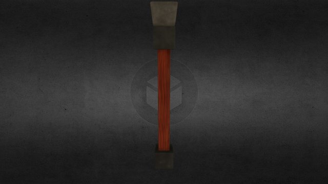 Wood Pillar 3D Model