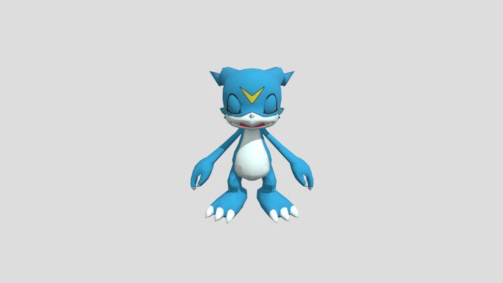 veemon digimon 3D 3D Model