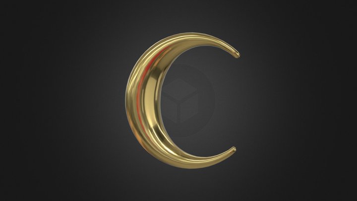Crescent Moon (Round) – Modello 3D gratuito STL