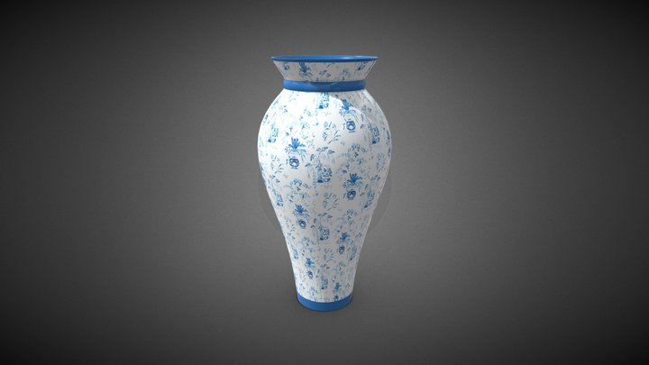 Large Vase 3D Model