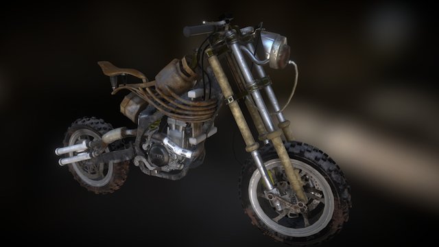 fury road motorcycle fanart 3D Model
