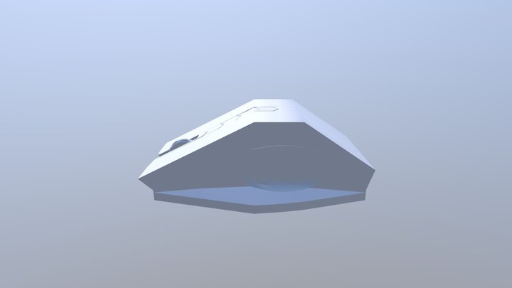 Simple Gaming Mouse 3D Model