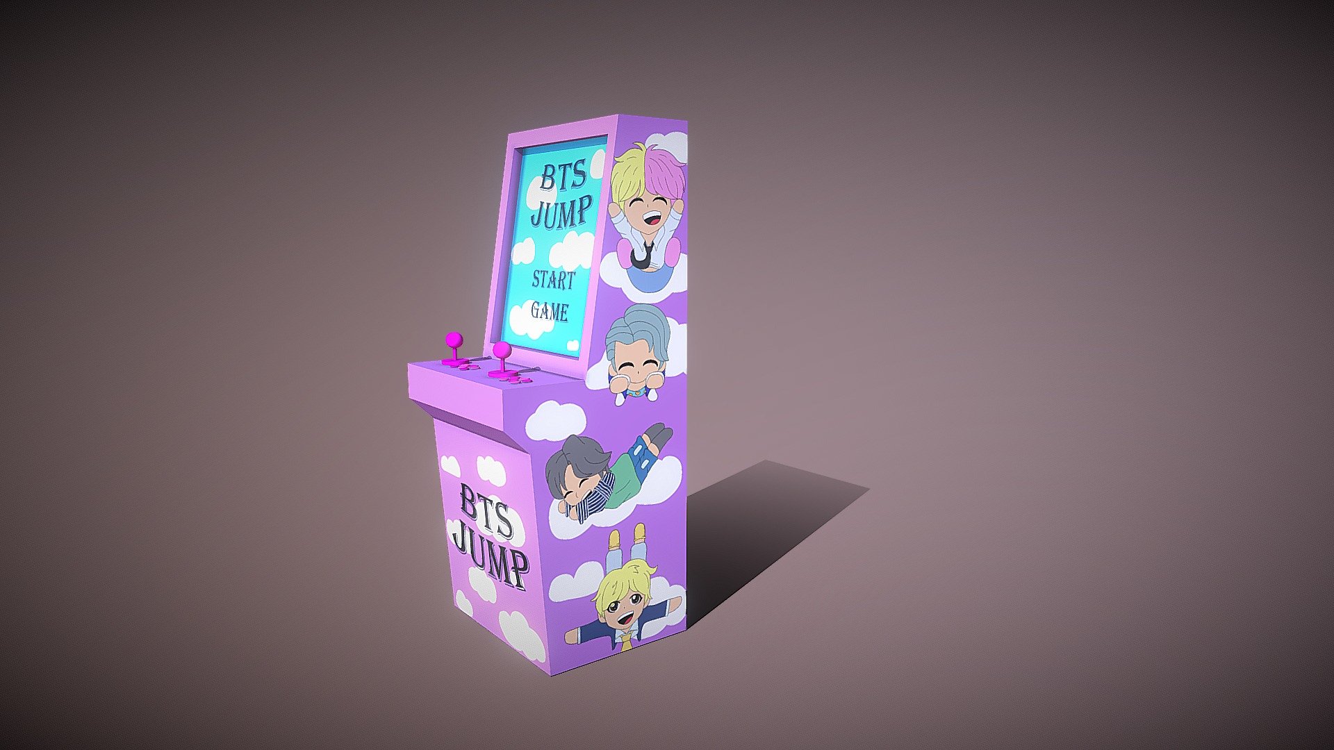 BTS Arcade cabinet