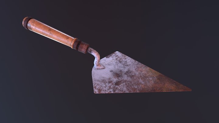 Trowel 3D Model