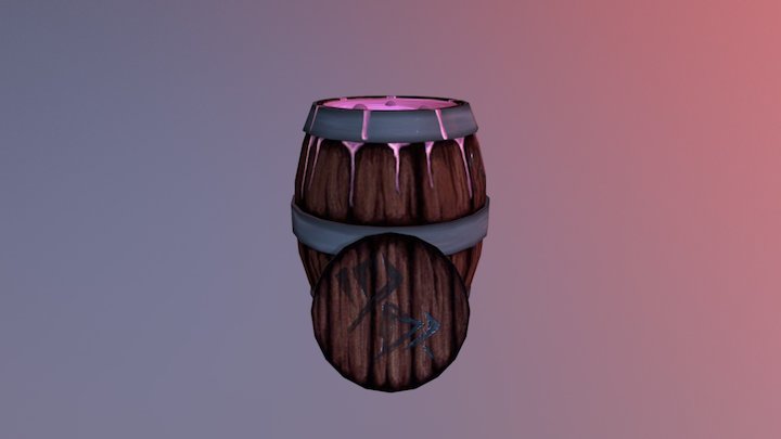 Ooze Barrel 3D Model