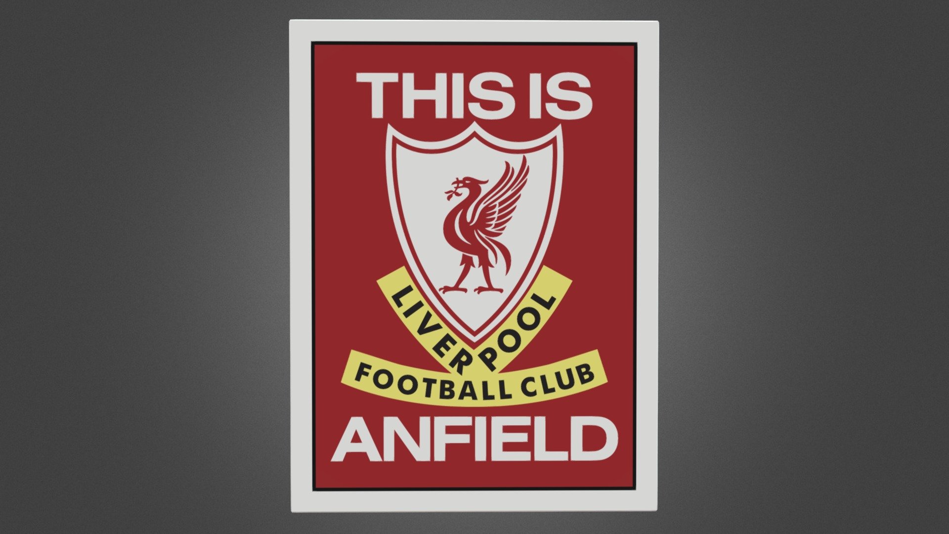 POSTOBOY 18x24 This Is Anfield Liverpool FC