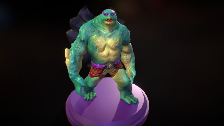 Slash TMNT 3D Model
