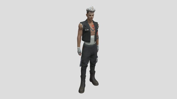 Free Fire Cool Bundle 3D Model