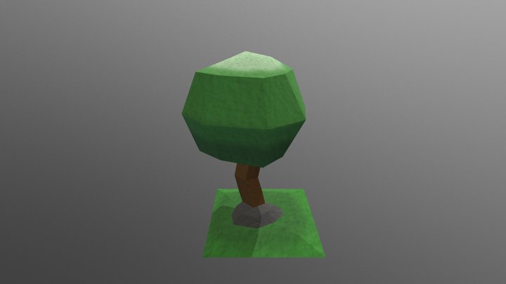 Low Poly Tree 3D Model