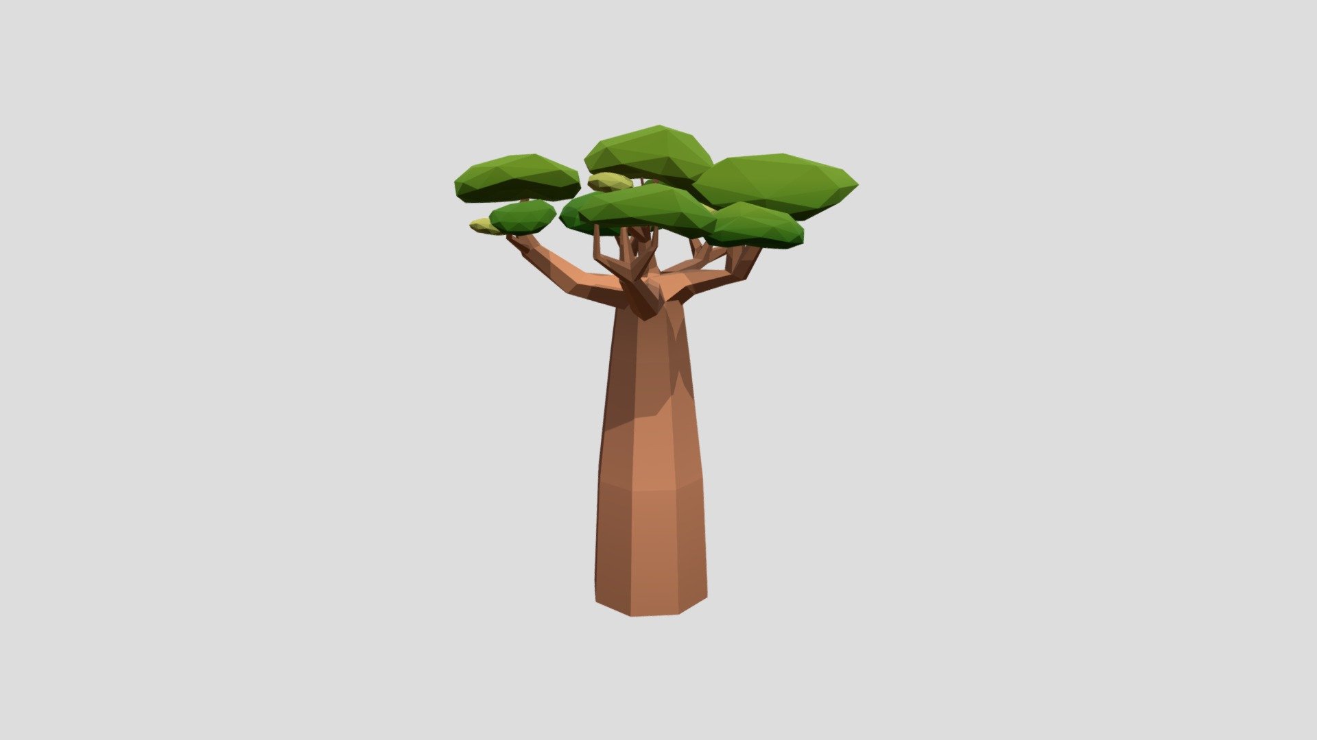 baobab tree - 3D model by czerny0320 [73744a0] - Sketchfab