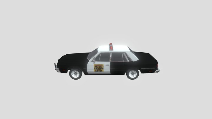 Racoon City Police Car (Resident Evil 2) 3D Model