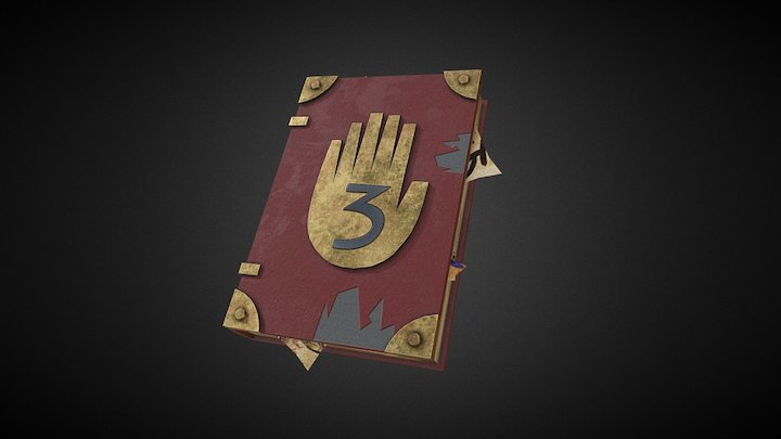 Gravity Falls Journal 3 3D Model