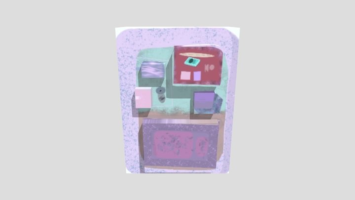 Suitcase 3 3D Model
