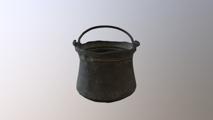 Copper-pot 3D Model